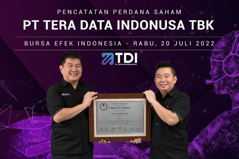 Catatkan Saham Di Pasar Modal Tera Data Indonusa Raup IPO Rp 145