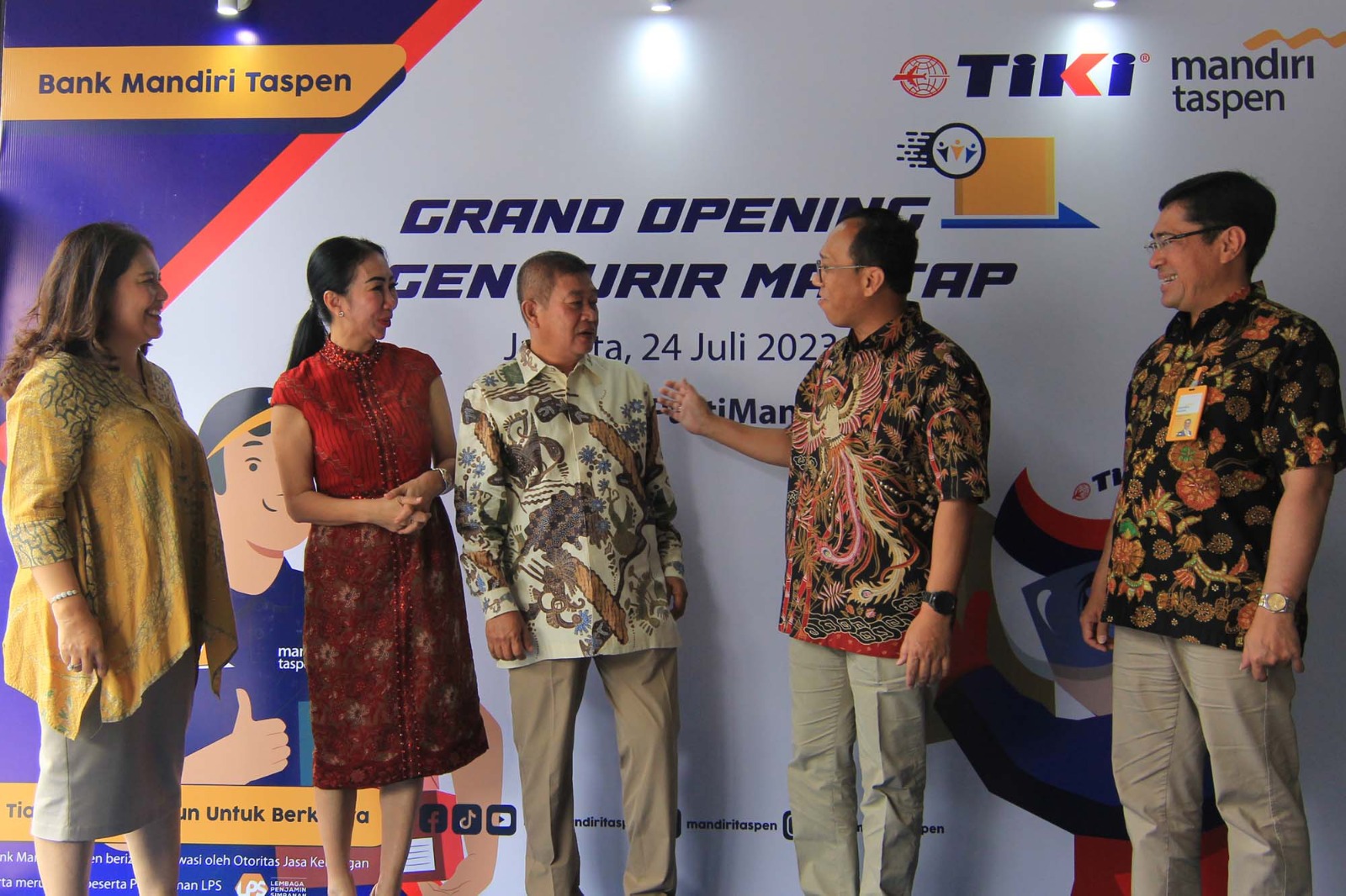 Bank Mandiri Taspen Grand Opening Agen Kurir Mantap Pertama Di Jakarta ...